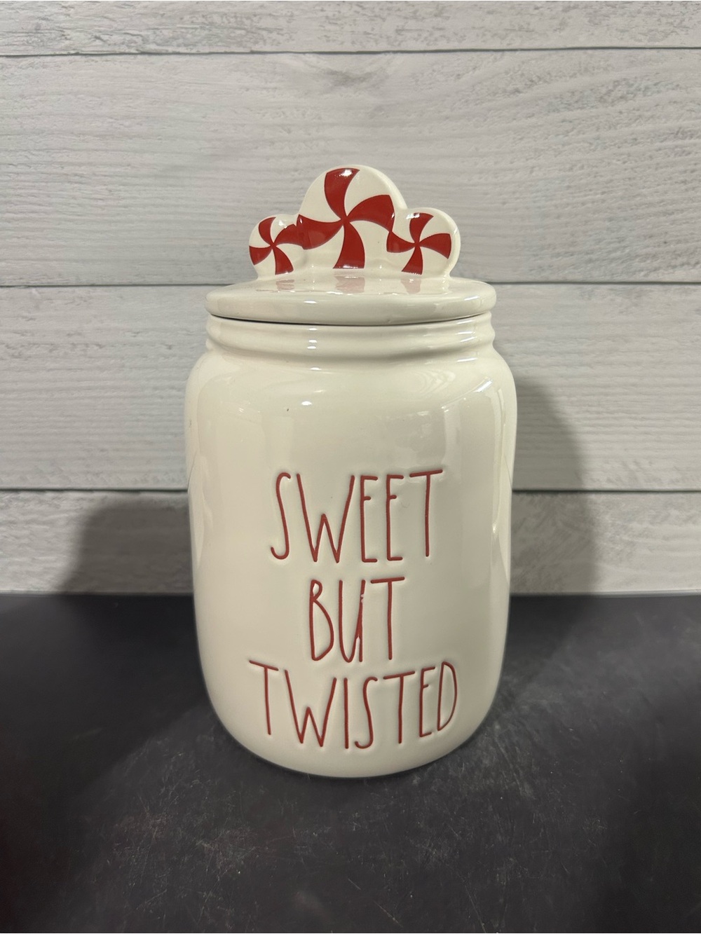 Rae Dunn Sweet But Twisted Canister